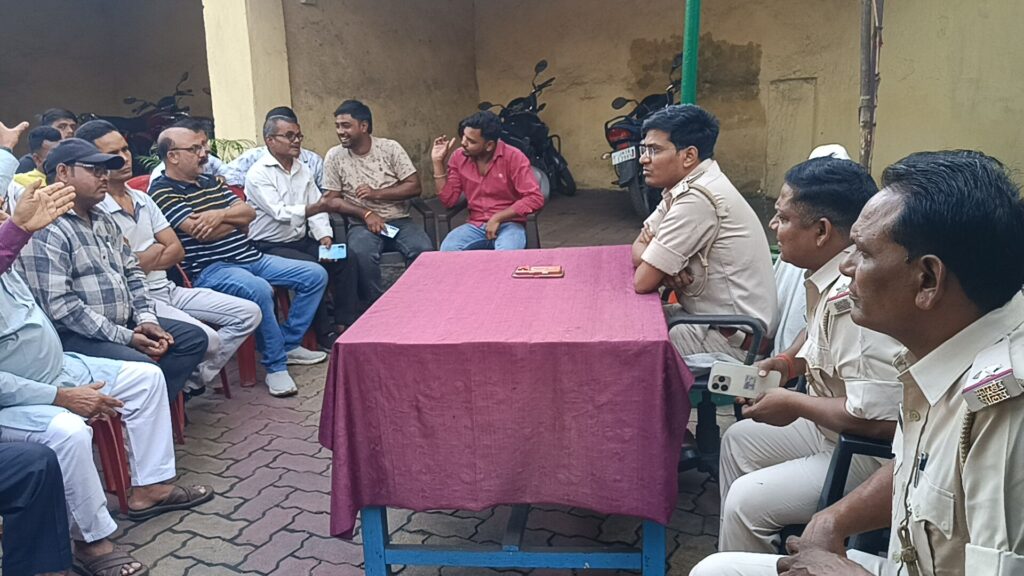 रामनवमी को लेकर सोनारडीह ओपी में शांति समिति की बैठक, पुलिस-जनता ने मिलकर दिया सौहार्द का संदेश