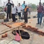 झारखंड की पहली 8 लेन सड़क आठवीं बार धंसी, 461 करोड़ की परियोजना पर उठे गंभीर सवाल