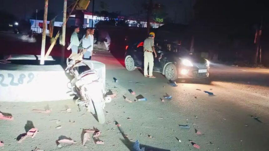 बलियापुर में अखाड़ा जुलूस के दौरान तनाव, पत्थरबाजी के बाद पुलिस का एक्शन