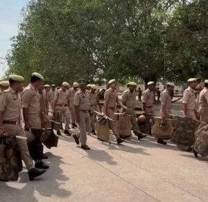 लखनऊ: इको गार्डन में भारी विरोध प्रदर्शन शांतिपूर्ण संपन्न, पुलिस की मुस्तैदी से टला टकराव