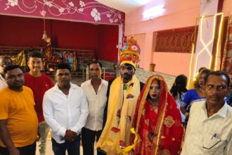 लोकप्रिय समाजसेवी वशिष्ठ चौहान ने नवदंपति को दिया आशीर्वाद, सुखद वैवाहिक जीवन की कामना की