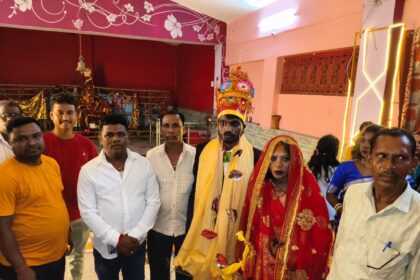 लोकप्रिय समाजसेवी वशिष्ठ चौहान ने नवदंपति को दिया आशीर्वाद, सुखद वैवाहिक जीवन की कामना की
