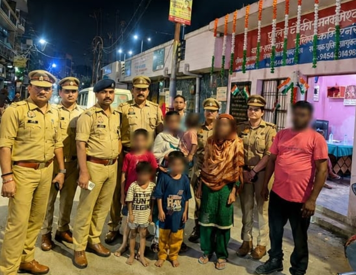 लखनऊ पुलिस की मुस्तैदी: लापता होने के 2 घंटे के भीतर 5 बच्चों को सकुशल बरामद किया