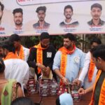 उत्तर मध्य मुंबई युवक कांग्रेस ने निखिल रूपारेल के नेतृत्व में की गणेश भक्तों की सेवा