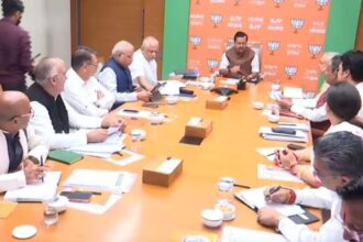 BJP बैठक में नितिन नवीन की अध्यक्षता में महासचिवों का मंथन