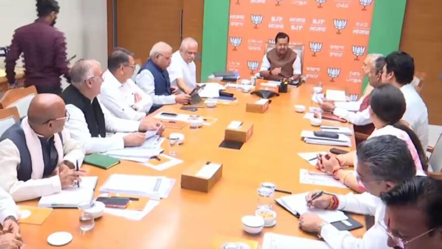 BJP बैठक में नितिन नवीन की अध्यक्षता में महासचिवों का मंथन