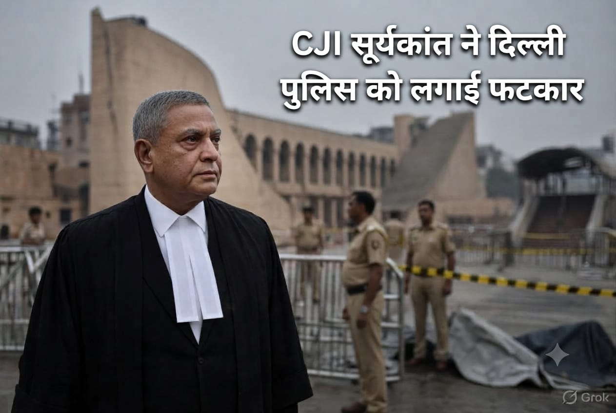 सुप्रीम कोर्ट की इमारत के साथ CJI सूर्यकांत की युवा छात्रों के भविष्य पर टिप्पणी
