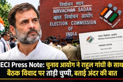 ECI Press Note on Rahul Gandhi meeting controversy and Election Commission guidelines