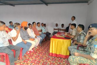 जोगता थाना परिसर में दुर्गा पूजा शांति समिति की बैठक, आपसी सौहार्द और सुरक्षा पर विशेष जोर