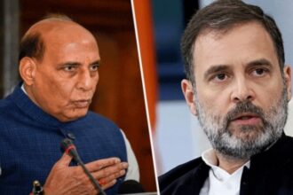राजनाथ सिंह का राहुल गांधी पर हमला, बोले—‘वोट चोरी नहीं, कामचोरी से हार रही कांग्रेस’