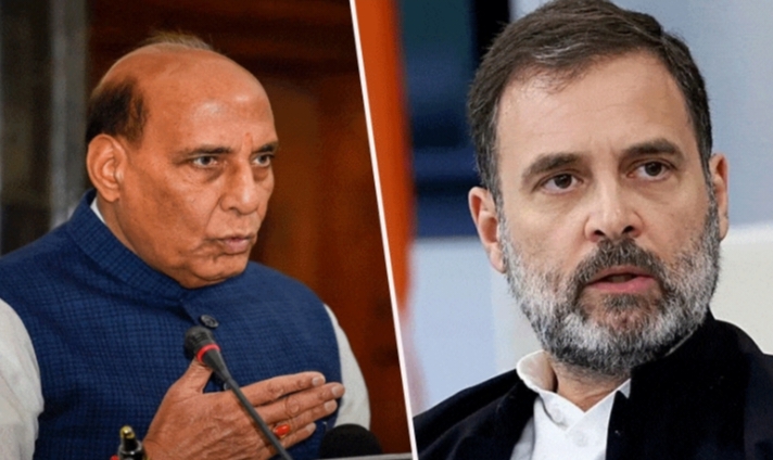 राजनाथ सिंह का राहुल गांधी पर हमला, बोले—‘वोट चोरी नहीं, कामचोरी से हार रही कांग्रेस’