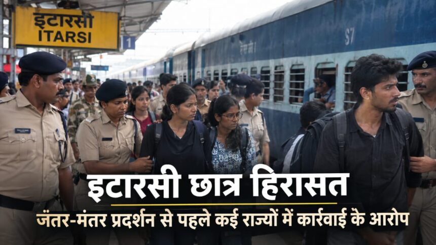 Alt Text: इटारसी में छात्र हिरासत, राजस्थान में CJP लीडर दीपक बालियान की हिरासत