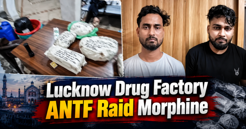 Lucknow Drug Factory ANTF Raid Morphine