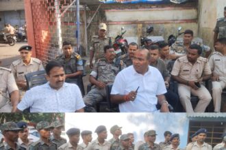 कतरास में दुर्गा पूजा मेले की सुरक्षा को लेकर पुलिस सतर्क, थानेदार प्रवीण कुमार ने जवानों को दिए दिशा-निर्देश