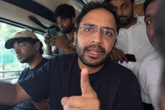 जंतर-मंतर पर CJP प्रदर्शन के दौरान आशुतोष रांका