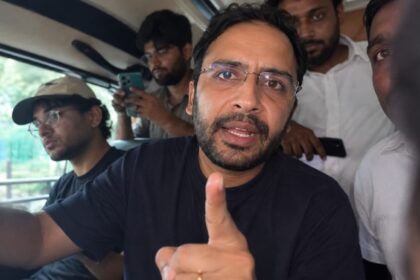 जंतर-मंतर पर CJP प्रदर्शन के दौरान आशुतोष रांका
