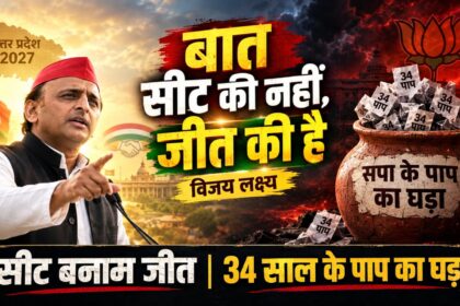 अखिलेश यादव का सीट शेयरिंग पर संदेश और बीजेपी का सपा के 34 पाप वाला हमला