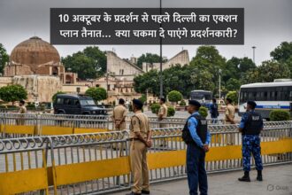 जंतर मंतर सुरक्षा घेरा के तहत दिल्ली में भारी पुलिस और RAF तैनाती